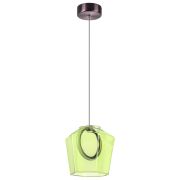 796114 Люстра CARAMELLO LED 6W 110LM КОФЕЙНЫЙ/ЗЕЛЕНЫЙ 3000K
