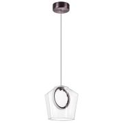 796110 Люстра CARAMELLO LED 6W 130LM КОФЕЙНЫЙ/ПРОЗРАЧНЫЙ 3000K