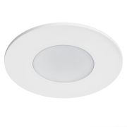 012806 Рамка (светильник) PVC д/LED-модулей 941хх и LED-ламп D50мм PIANO ROUND БЕЛЫЙ IP65