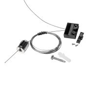 508972 Крепление настенно-потолочное д/хвоста тканевого трека д/светильников 208xxx NOVE ЧЕРНЫЙ