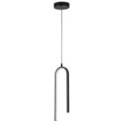 749017 Подвес SATURNO LED 8W 640LM ЧЕРНЫЙ 3000K