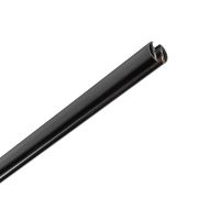 506437 Трек 24V двухконтактный однофазный круглый тип D LINEA 3м ЧЕРНЫЙ