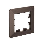 Рамка 1-м AtlasDesign Air мокко/дым. черн. SE ATN220601