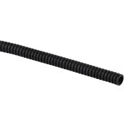 Труба гофрированная ПНД легкая d20мм с протяжкой черн. (уп.50м) Эра Б0043780