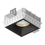 G214507GMOD Светильник DOMINO QUAD под LED модуль/лампу МR16 ЧЁРНЫЙ (214510+214507+214003)