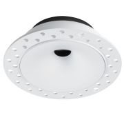 074206-01 Рамка скрытого монтажа вогнутая д/светильников 0742х6 (D85) SPIRA БЕЛЫЙ