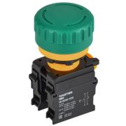 Кнопка «Грибок» 1НО+1НЗ MASTER поворотн. с фиксацией зел. IEK MI-BG60-11ZS-3-23-K06
