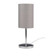 Светильник настольный JH3-01-gy E14 IP20 110х110х310мм метал.; ткань; PVC-пластик сер. JazzWay 5062368