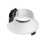 075406 Рамка встраиваемая круглая прямая STELLA BASE к 07505х и 07507х (без суппорта) БЕЛЫЙ МАТОВЫЙ