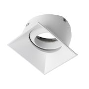 075246 Вставка квадратная поворотная STELLA BASE к 07505x/07507x с углом наклона 30G и вращением на 360G БЕЛЫЙ МАТОВЫЙ