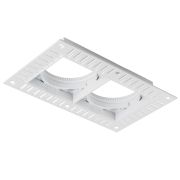 075226-01 Рамка скрытого монтажа квадратная 2x STELLA к 075xxх БЕЛЫЙ МАТОВЫЙ