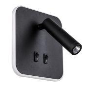 808667 Светильник настенный MURO LED 10W+3W 730LM+120LM G ЧЕРНЫЙ 3000K