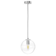 801004 Люстра SFERETTA E27 1х6W (led) E27 ХРОМ/ПРОЗРАЧНЫЙ