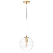 801002 Люстра SFERETTA E27 1х6W (led) E27 ЗОЛОТО/ПРОЗРАЧНЫЙ