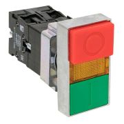 Кнопка LAY5-BW8465 «I-O» прямоугольная 230В NO+NC PROxima EKF pbn-bw8465