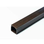 Кабель-канал 25х25 L2000 с двойн. замком пластик венге Урал Пак КК-4825025-060