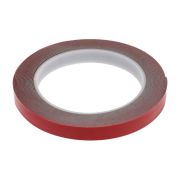 Скотч двухсторонний 12ммх5м красн. на сер. основе Rexant 09-6012
