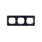 Рамка 3-м Karina Life горизонт. черн. бархат LEZARD 708-4200-148