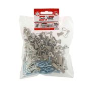 Дюбель для гипсокартона «бабочка» 10х50 с саморезом 4х60 (пакет) (уп.40шт) Zitar 126702