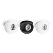 i636627262 Светильник INTERO LED 9W*3 850LM*3 24G БЕЛЫЙ/ЧЕРНЫЙ 3000K (217636+217062+217072+217062)