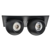 i5277474 Светильник INTERO LED 9W*2 850LM*2 24G ЧЕРНЫЙ 4000K (217527+217074+217074)