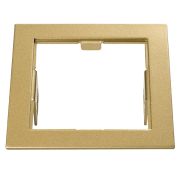 214513 Рамка DOMINO QUADRO MR16 ЗОЛОТО