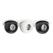 i636726272 Светильник INTERO LED 9W*3 850LM*3 24G БЕЛЫЙ/ЧЕРНЫЙ 3000K (217636+217072+217062+217072)