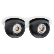 i6267272 Светильник INTERO LED 9W*2 850LM*2 24G БЕЛЫЙ/ЧЕРНЫЙ 3000K (217626+217072+217072)