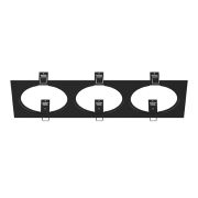 217837 Рамка INTERO 111 Triple QUADRO ЧЕРНЫЙ