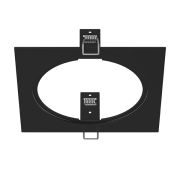 217817 Рамка INTERO 111 QUADRO ЧЕРНЫЙ