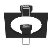 217517 Рамка INTERO 16 QUADRO ЧЕРНЫЙ