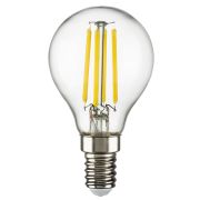 933804 Лампа энергосберегающая LED FILAMENT 220V G45 E14 6W=65W 560LM 360G CL 4000K 15000H