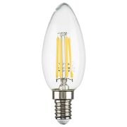 933502 Лампа энергосберегающая LED FILAMENT 220V C35 E14 6W=65W 400-430LM 360G CL 3000K 30000H