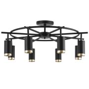 LR71837840 Люстра RULLO 8х50W GU10 ЧЕРНЫЙ (571718+214437-8+203440-8)