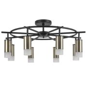 LR7183181 Люстра RULLO 8х50W GU10 ЧЕРНЫЙ/БРОНЗА (571718+214431-8+202431-8)