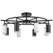 LR7183743640 Люстра RULLO 8х50W GU10 ЧЕРНЫЙ/БЕЛЫЙ (571718+214437-4+214436-4+202430-8)