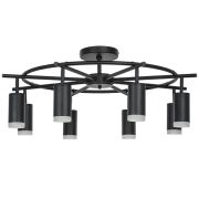 LR7183780 Люстра RULLO 8х50W GU10 ЧЕРНЫЙ (571718+214437-8+202430-8)