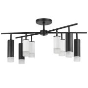 LR7283648741 Люстра RULLO 8х50W GU10 ЧЕРНЫЙ/БЕЛЫЙ (571728+214436-4+214487-4+202431-8)