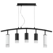 LR7358623731 Люстра RULLO 5х50W GU10 ЧЕРНЫЙ/БЕЛЫЙ (571735+214437-3+214486-2+202431-5)