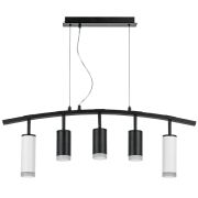 LR7358623730 Люстра RULLO 5х50W GU10 ЧЕРНЫЙ/БЕЛЫЙ (571735+214437-3+214486-2+202430-5)