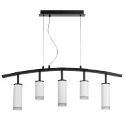 LR7353628630 Люстра RULLO 5х50W GU10 ЧЕРНЫЙ/БЕЛЫЙ (571735+214436-2+214486-3+202430-5)