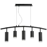 LR7353728730 Люстра RULLO 5х50W GU10 ЧЕРНЫЙ (571735+214437-2+214487-3+202430-5)