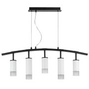 LR7353638621 Люстра RULLO 5х50W GU10 ЧЕРНЫЙ/БЕЛЫЙ (571735+214436-3+214486-2+202431-5)