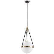 816037 Люстра MODENA 3х40W E27 ЛАТУНЬ/ЧЕРНЫЙ/БЕЛЫЙ