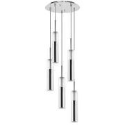 756054 Люстра CILINO 5х40W GU10 CHROME