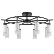 LR7183681 Люстра RULLO 8х50W GU10 ЧЕРНЫЙ/БЕЛЫЙ (571718+214436-8+202431-8)