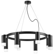 LR0183748741 Люстра RULLO 8х50W GU10 ЧЕРНЫЙ (571018+214437-4+214487-4+202431-8)