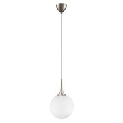 813033 Подвес GLOBO 1х40W E14 champagne gold/white