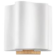 802615 Бра NUBI LEGNO 1х40W E14 СВЕТЛОЕ ДЕРЕВО/БЕЛЫЙ