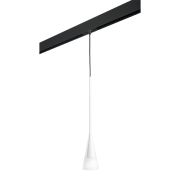 PRO804110 Светильник д/1-фазн трека CONICITA 1х40W E14 БЕЛЫЙ/ЧЕРНЫЙ (804110+595007)